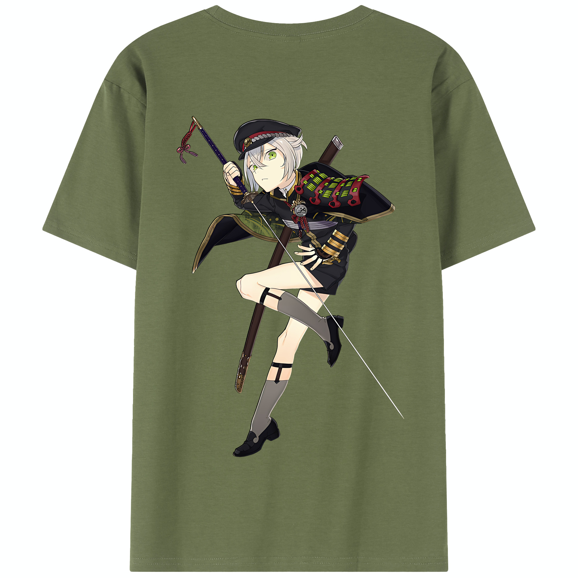 （画像用） 刀剣乱舞 Touken Ranbu 綿100％半袖Tシャツ（背面プリント）